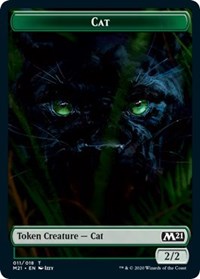 Cat (011) // Soldier Double-sided Token [Core Set 2021 Tokens] | KingTCG.ca