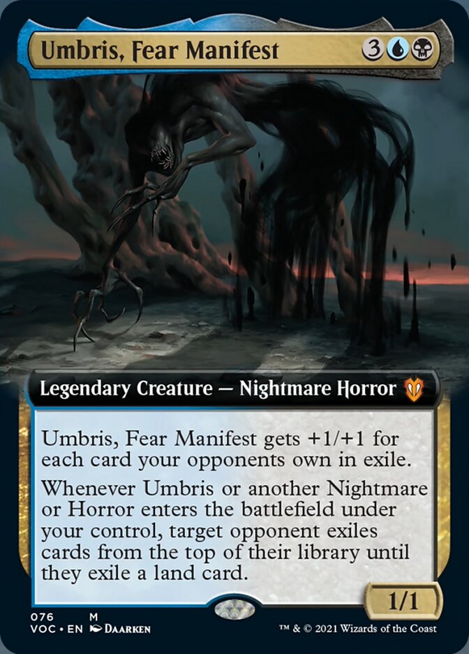 Umbris, Fear Manifest (Extended) [Innistrad: Crimson Vow Commander] | KingTCG.ca