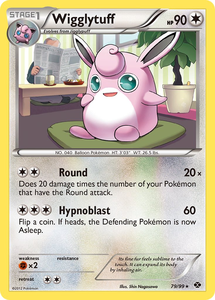 Wigglytuff (79/99) (Cosmos Holo) (Blister Exclusive) [Black & White: Next Destinies] | KingTCG.ca