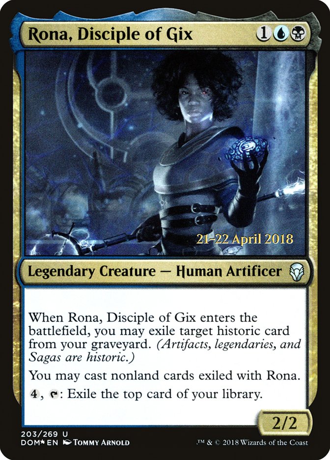 Rona, Disciple of Gix [Dominaria Promos] | KingTCG.ca