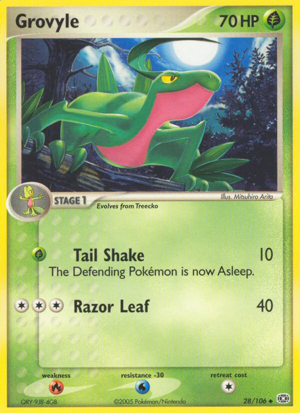 Grovyle (28/106) [EX: Emerald] | KingTCG.ca