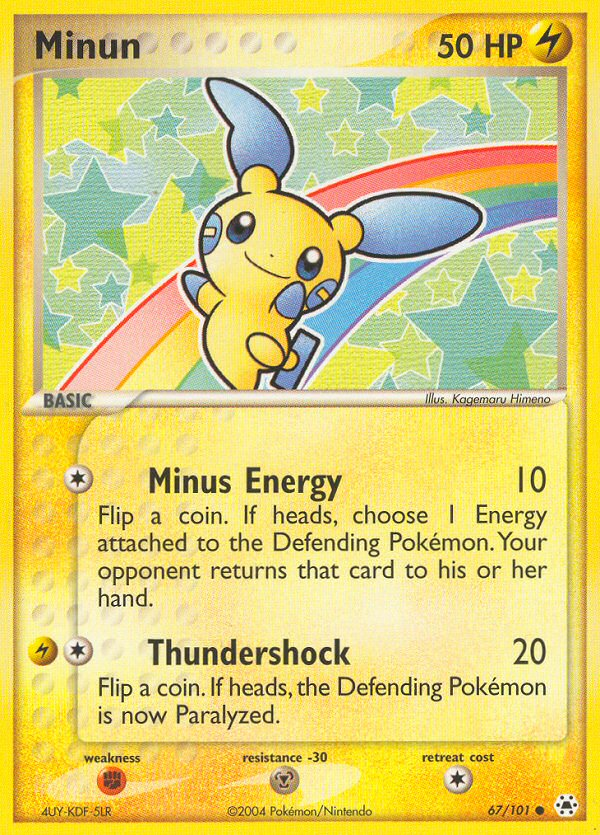 Minun (67/101) [EX: Hidden Legends] | KingTCG.ca