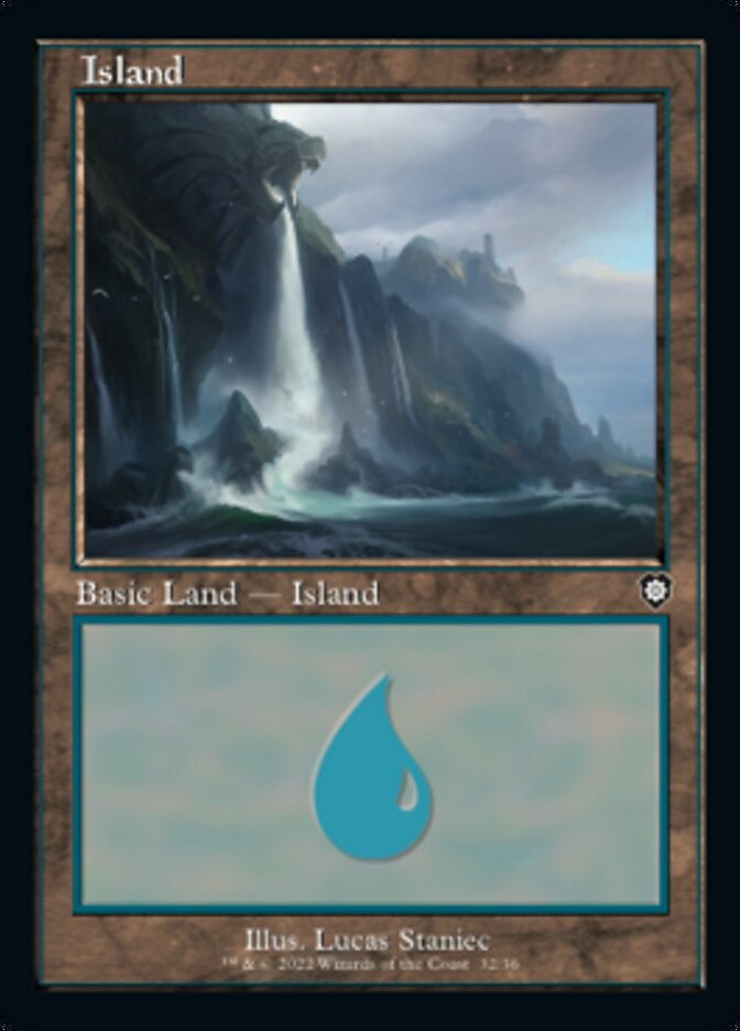 Island (032) (Retro) [The Brothers' War Commander] | KingTCG.ca