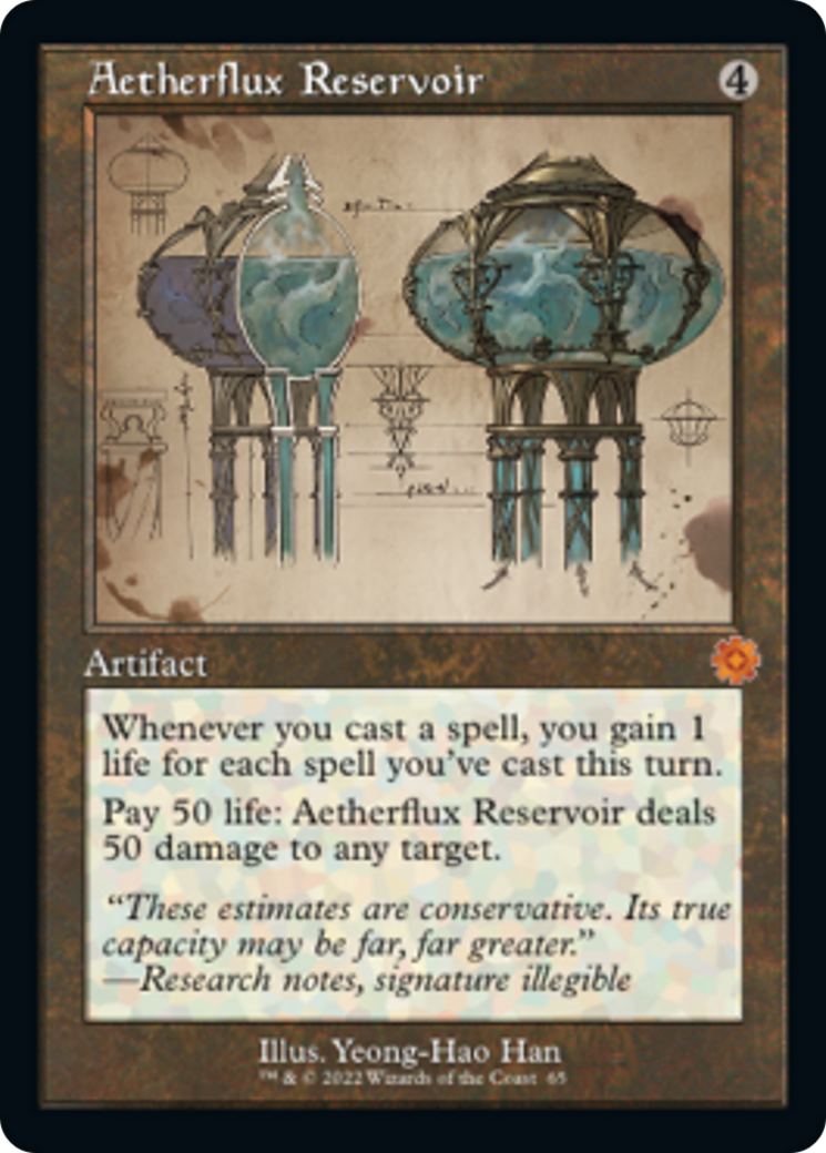 Aetherflux Reservoir (Retro Schematic) [The Brothers' War Retro Artifacts] | KingTCG.ca