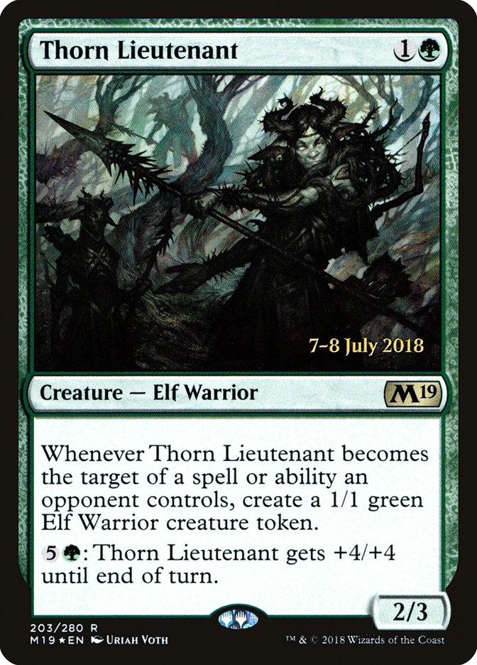 Thorn Lieutenant [Core Set 2019 Promos] | KingTCG.ca