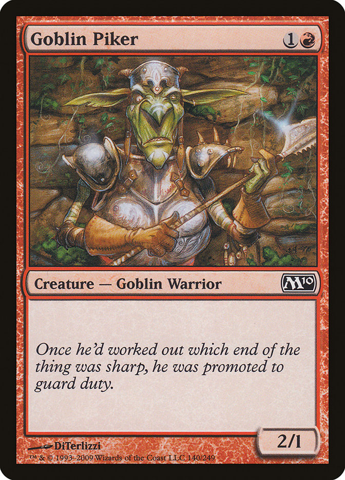 Goblin Piker [Magic 2010] | KingTCG.ca