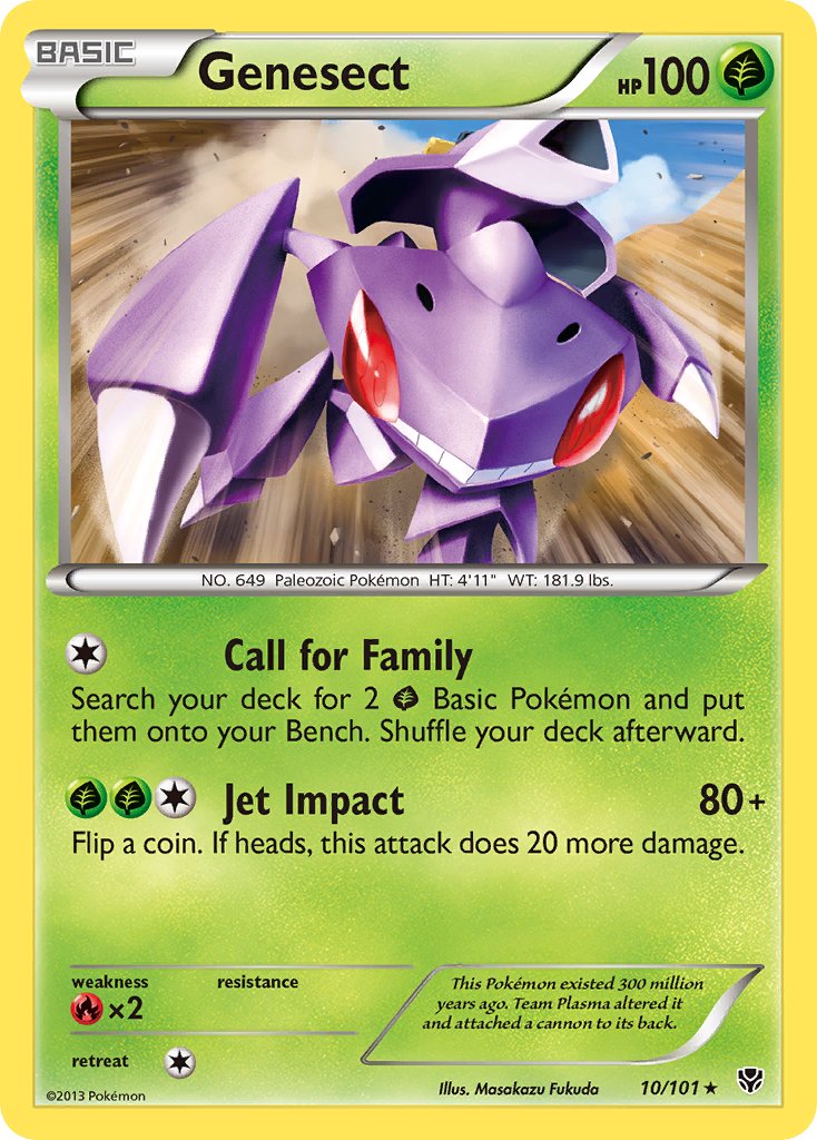 Genesect (10/101) (Theme Deck Exclusive) [Black & White: Plasma Blast] | KingTCG.ca