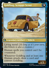 Goldbug, Humanity's Ally // Goldbug, Scrappy Scout [Universes Beyond: Transformers] | KingTCG.ca