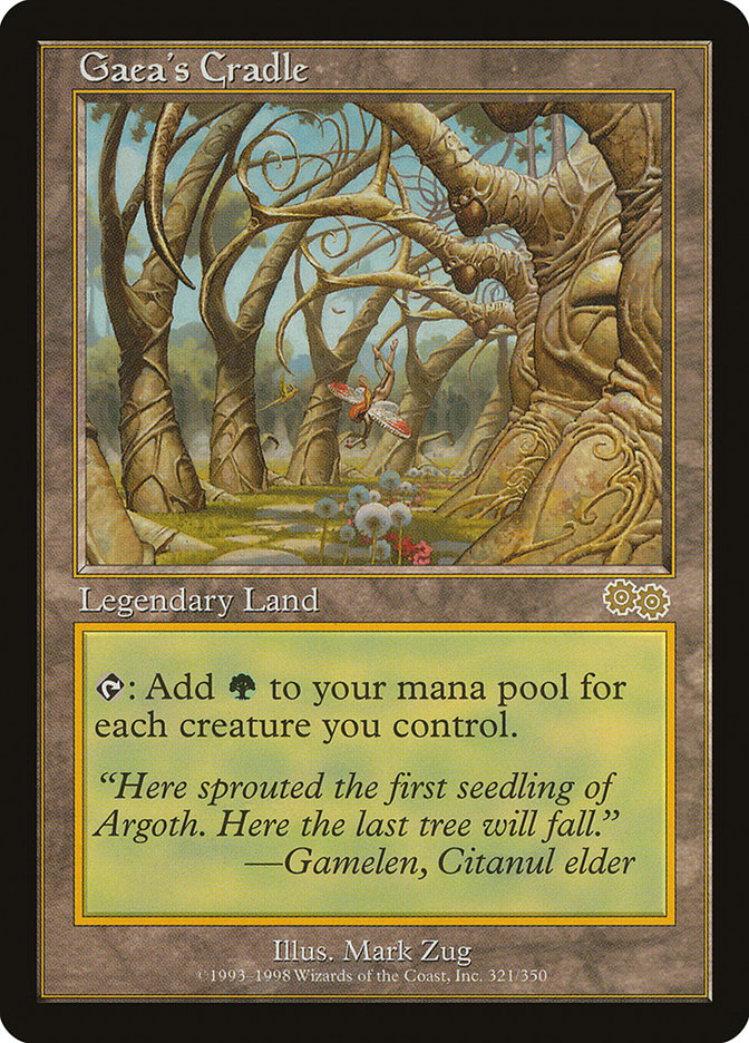 Gaea's Cradle [Urza's Saga] | KingTCG.ca