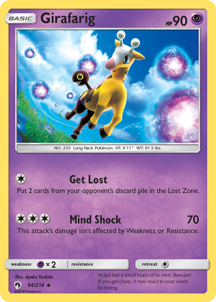 Girafarig (94/214) [Sun & Moon: Lost Thunder] | KingTCG.ca