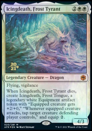 Icingdeath, Frost Tyrant [Dungeons & Dragons: Adventures in the Forgotten Realms Prerelease Promos] | KingTCG.ca