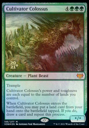 Cultivator Colossus [Innistrad: Crimson Vow Prerelease Promos] | KingTCG.ca