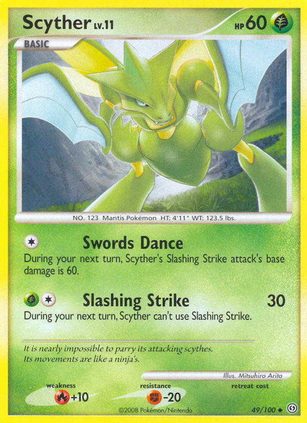 Scyther (49/100) [Diamond & Pearl: Stormfront] | KingTCG.ca