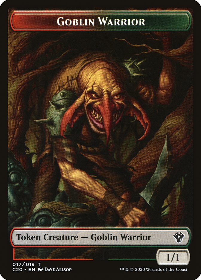 Goblin Warrior Token [Commander 2020] | KingTCG.ca