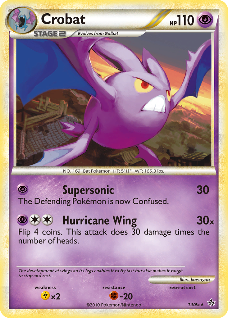 Crobat (14/95) [HeartGold & SoulSilver: Unleashed] | KingTCG.ca