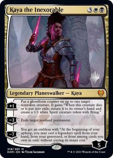 Kaya the Inexorable [Kaldheim Promo Pack] | KingTCG.ca