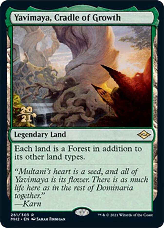 Yavimaya, Cradle of Growth [Modern Horizons 2 Prerelease Promos] | KingTCG.ca