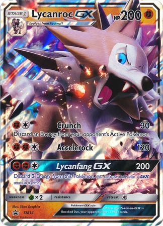 Lycanroc GX (SM14) (Jumbo Card) [Sun & Moon: Black Star Promos] | KingTCG.ca