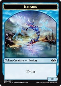 Illusion (005) // Marit Lage (006) Double-sided Token [Modern Horizons Tokens] | KingTCG.ca