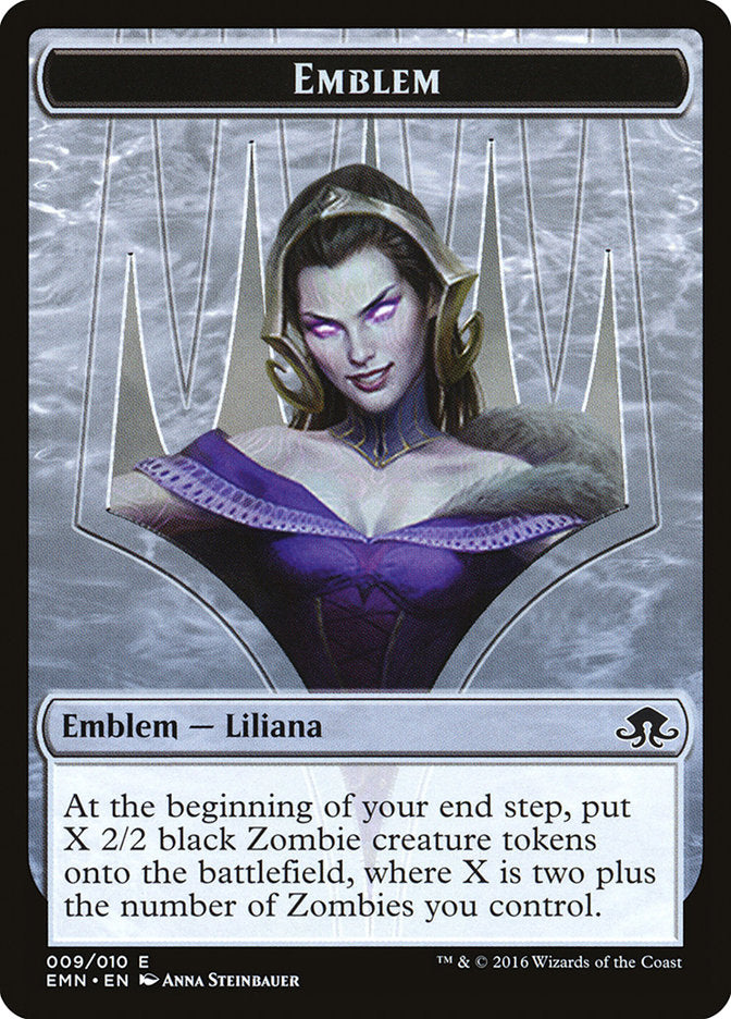 Liliana, the Last Hope Emblem [Eldritch Moon Tokens] | KingTCG.ca