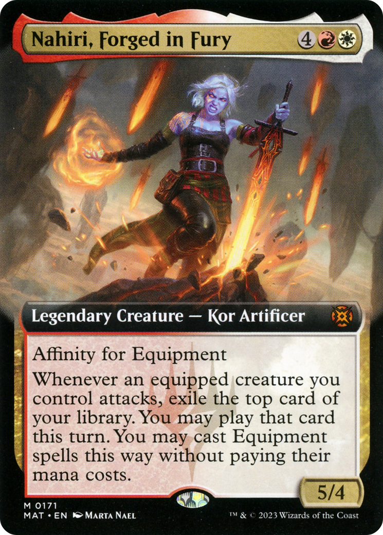 Nahiri, Forged in Fury (Extended Art) [March of the Machine: The Aftermath] | KingTCG.ca