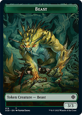 Beast // Beast Double-Sided Token [Starter Commander Decks] | KingTCG.ca