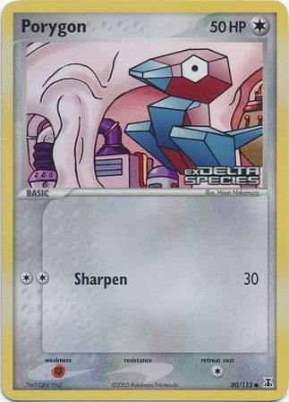 Porygon (80/113) (Stamped) [EX: Delta Species] | KingTCG.ca