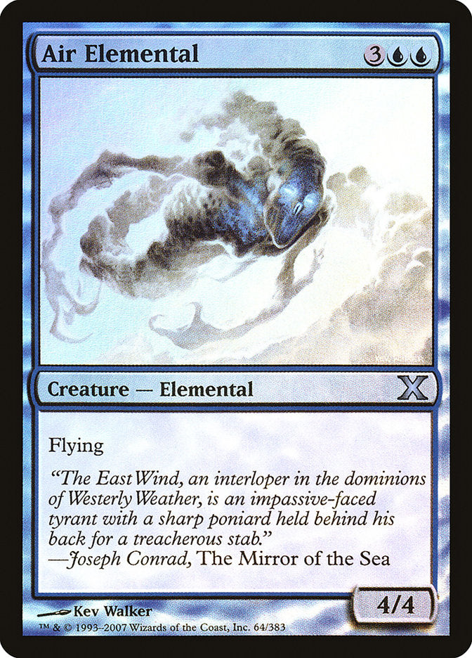 Air Elemental (Premium Foil) [Tenth Edition] | KingTCG.ca