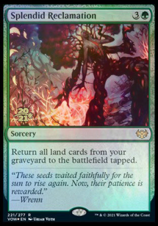 Splendid Reclamation [Innistrad: Crimson Vow Prerelease Promos] | KingTCG.ca