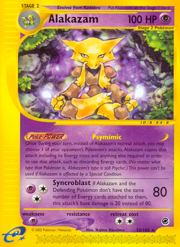 Alakazam (33/165) [Expedition: Base Set] | KingTCG.ca