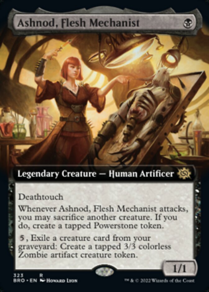 Ashnod, Flesh Mechanist (Extended Art) [The Brothers' War] | KingTCG.ca