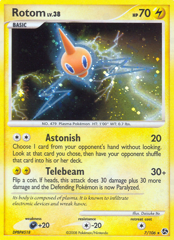 Rotom (7/106) [Diamond & Pearl: Great Encounters] | KingTCG.ca