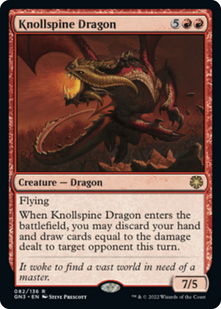 Knollspine Dragon [Game Night: Free-for-All] | KingTCG.ca