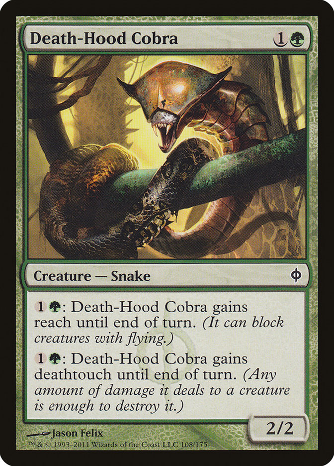 Death-Hood Cobra [New Phyrexia] | KingTCG.ca