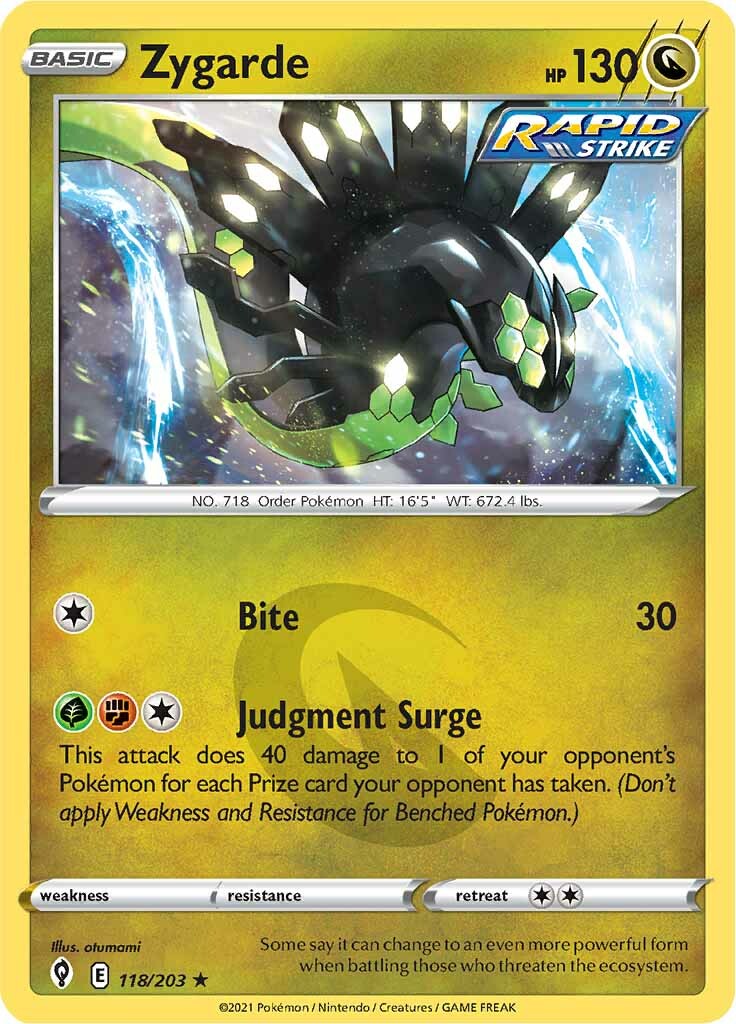 Zygarde (118/203) [Sword & Shield: Evolving Skies] | KingTCG.ca