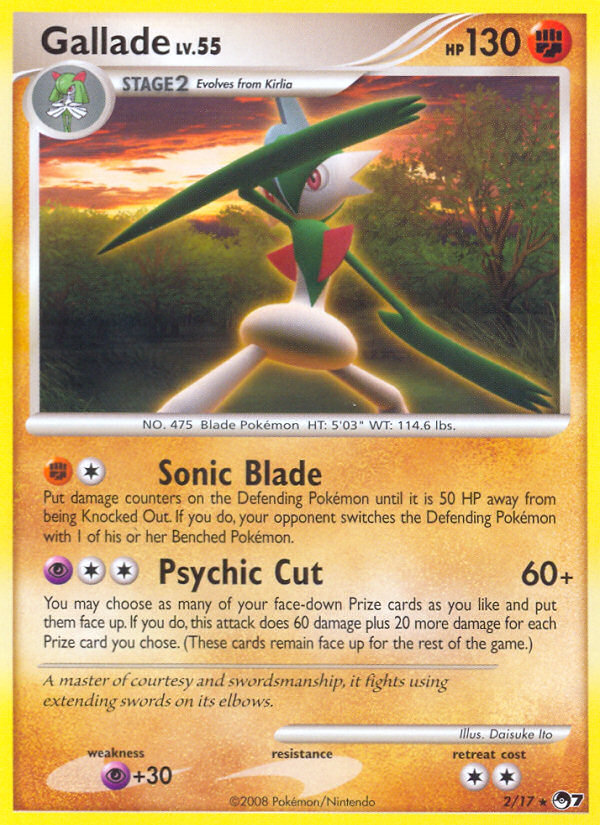 Gallade (2/17) [POP Series 7] | KingTCG.ca