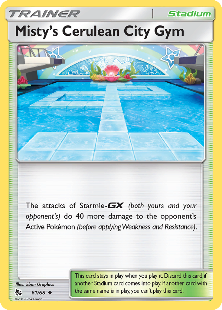 Misty's Cerulean City Gym (61/68) [Sun & Moon: Hidden Fates] | KingTCG.ca