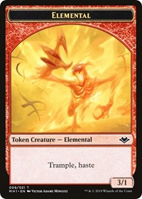 Elemental (009) // Spirit Double-Sided Token [Modern Horizons Tokens] | KingTCG.ca