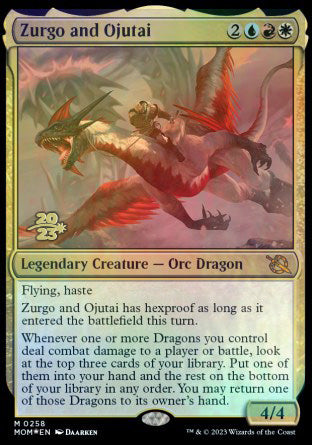 Zurgo and Ojutai [March of the Machine Prerelease Promos] | KingTCG.ca