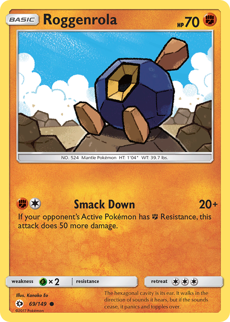 Roggenrola (69/149) [Sun & Moon: Base Set] | KingTCG.ca