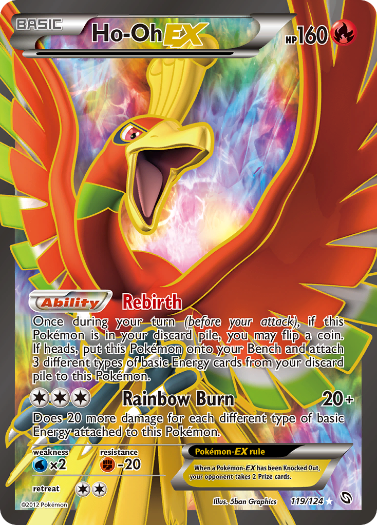 Ho-Oh EX (119/124) [Black & White: Dragons Exalted] | KingTCG.ca