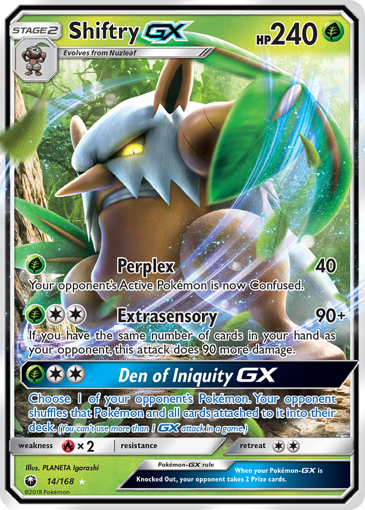 Shiftry GX (14/168) [Sun & Moon: Celestial Storm] | KingTCG.ca