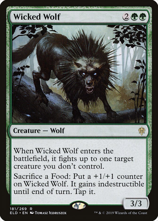 Wicked Wolf [Throne of Eldraine] | KingTCG.ca