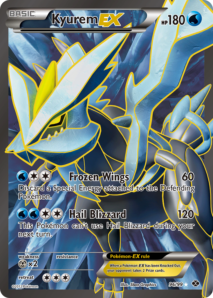 Kyurem EX (96/99) [Black & White: Next Destinies] | KingTCG.ca