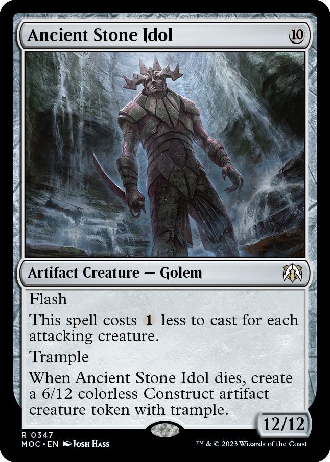 Ancient Stone Idol [March of the Machine Commander] | KingTCG.ca