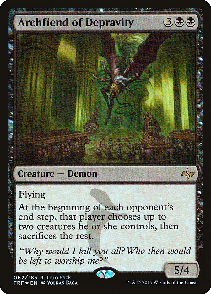 Archfiend of Depravity [Fate Reforged Promos] | KingTCG.ca