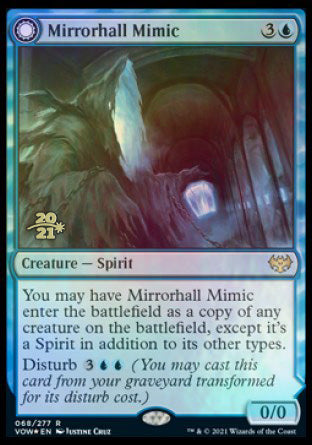 Mirrorhall Mimic // Ghastly Mimicry [Innistrad: Crimson Vow Prerelease Promos] | KingTCG.ca