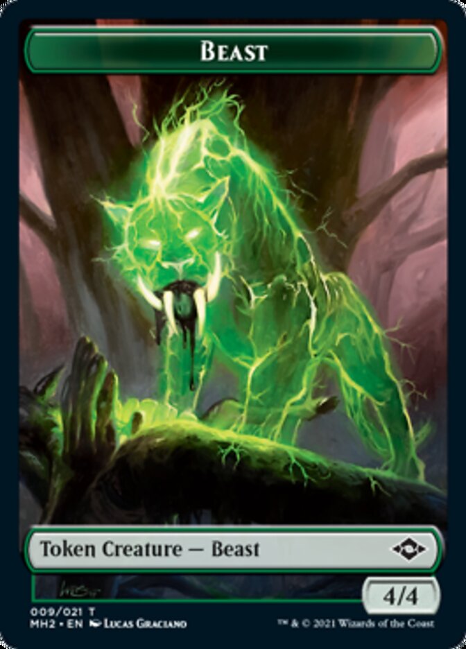 Beast Token [Modern Horizons 2 Tokens] | KingTCG.ca