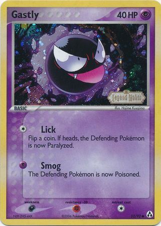 Gastly (52/92) (Stamped) [EX: Legend Maker] | KingTCG.ca