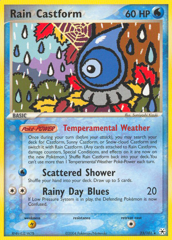 Rain Castform (23/101) [EX: Hidden Legends] | KingTCG.ca